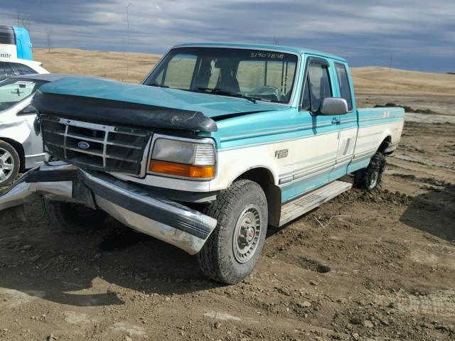 1FTHX26G6RKA77651 - 1994 FORD F250 TWO TONE photo 2