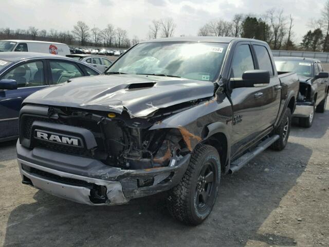 1C6RR7YT5HS722771 - 2017 RAM 1500 REBEL CHARCOAL photo 2