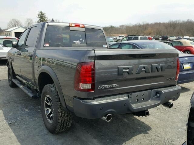 1C6RR7YT5HS722771 - 2017 RAM 1500 REBEL გრაფიტი ფოტო 3