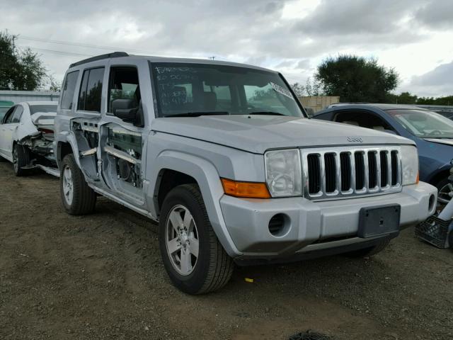 1J8HH48K67C666757 - 2007 JEEP COMMANDER SILVER photo 1