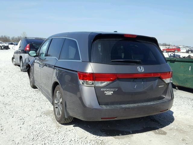 5FNRL5H91FB002249 - 2015 HONDA ODYSSEY TO GRAY photo 3