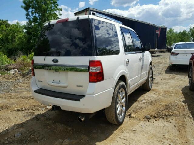 1FMJU1KT7HEA30483 - 2017 FORD EXPEDITION WHITE photo 4