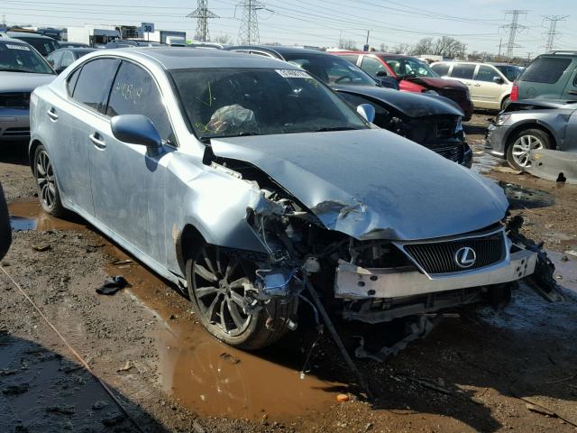 JTHCK262975014910 - 2007 LEXUS IS 250 SILVER photo 1