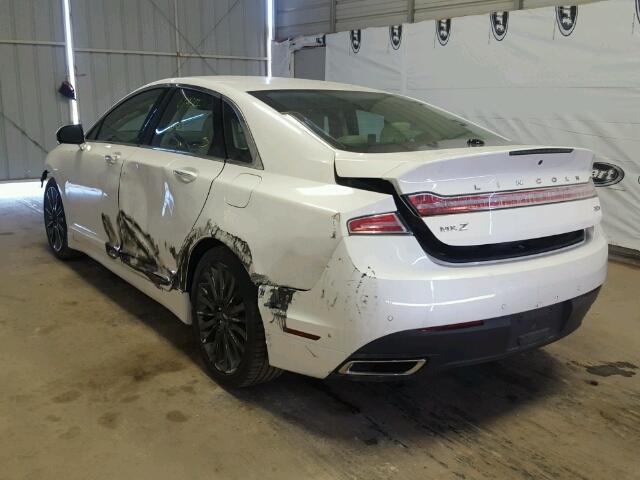 3LN6L2LU1FR629007 - 2015 LINCOLN MKZ HYBRID WHITE photo 3