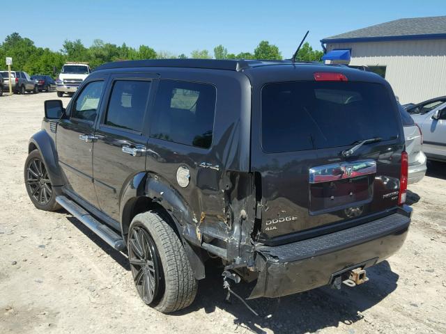 1D4PU5GXXAW124605 - 2010 DODGE NITRO SXT BLACK photo 3