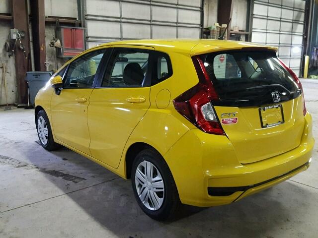 3HGGK5H44JM704702 - 2018 HONDA FIT LX YELLOW photo 3