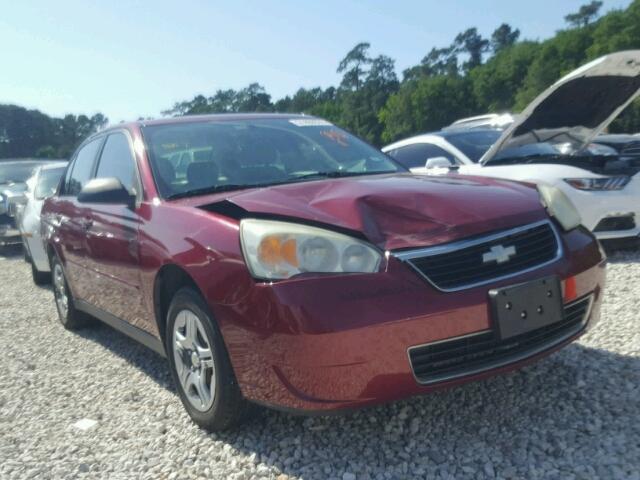 1G1ZS51F36F249215 - 2006 CHEVROLET MALIBU LS 栗色 照片 1