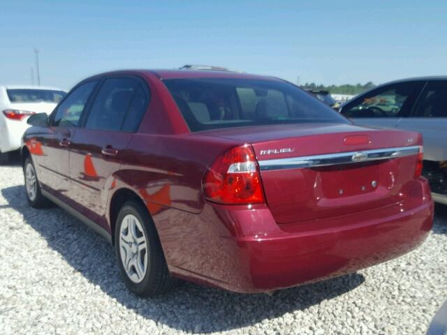 1G1ZS51F36F249215 - 2006 CHEVROLET MALIBU LS 栗色 照片 3