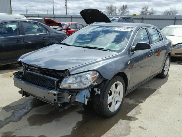 1G1ZG57N384280043 - 2008 CHEVROLET MALIBU LS 灰色 照片 2