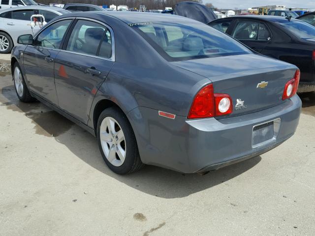1G1ZG57N384280043 - 2008 CHEVROLET MALIBU LS 灰色 照片 3