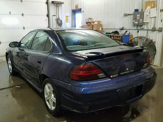 1G2NF52E94M583617 - 2004 PONTIAC GRAND AM S BLUE photo 3
