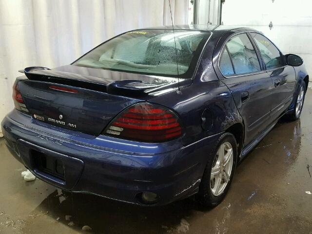1G2NF52E94M583617 - 2004 PONTIAC GRAND AM S BLUE photo 4