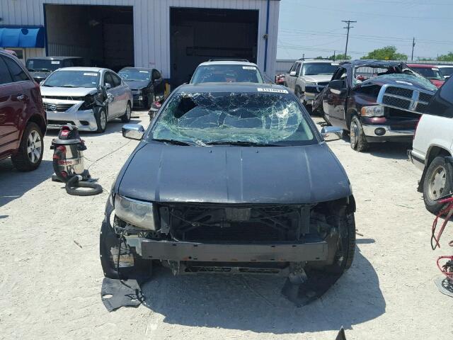 3LNHM26T47R614835 - 2007 LINCOLN MKZ BLACK photo 9