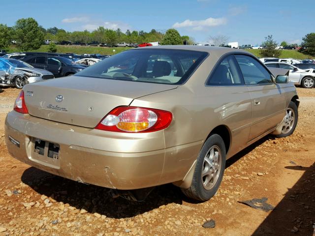 2T1CE22P42C005358 - 2002 TOYOTA CAMRY SOLA GOLD photo 4