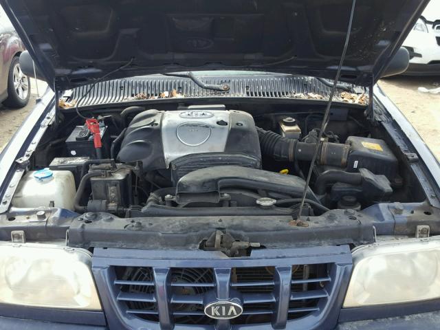 KNDJA723015033618 - 2001 KIA SPORTAGE BLUE photo 7