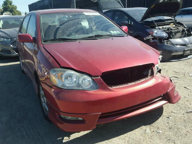 1NXBR32E25Z476335 - 2005 TOYOTA COROLLA S RED photo 1