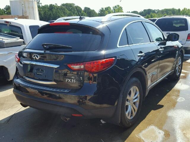 JN8AS1MW1AM855307 - 2010 INFINITI FX35 BLACK photo 4