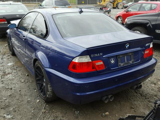 WBSBL93436PN65869 - 2006 BMW M3 BLUE photo 3