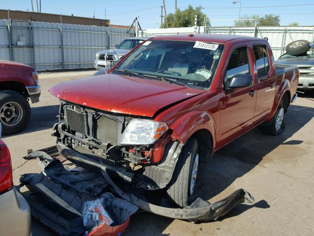 1N6AD0ER7FN767479 - 2015 NISSAN FRONTIER S RED photo 2