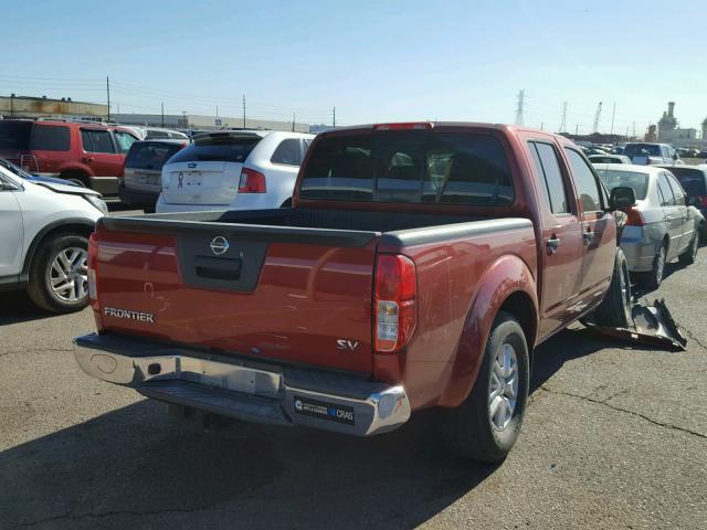 1N6AD0ER7FN767479 - 2015 NISSAN FRONTIER S RED photo 4