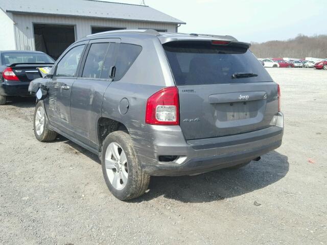 1C4NJDBB1CD621043 - 2012 JEEP COMPASS SP GRAY photo 3