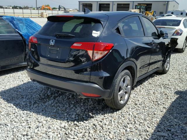 3CZRU5G31HM718829 - 2017 HONDA HR-V LX BLACK photo 4