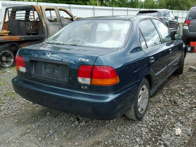 2HGEJ6578TH532724 - 1996 HONDA CIVIC LX GREEN photo 4