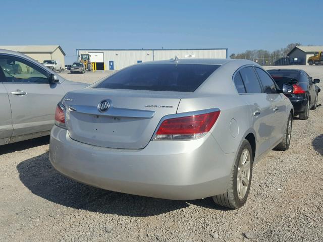 1G4GA5EDXBF128276 - 2011 BUICK LACROSSE C SILVER photo 4