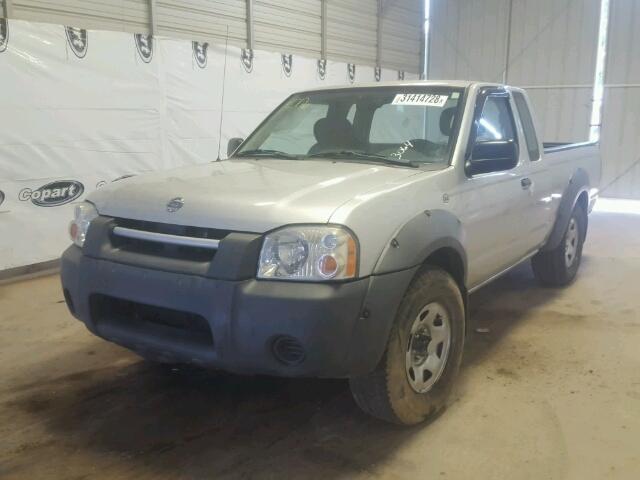 1N6ED26Y94C415225 - 2004 NISSAN FRONTIER K SILVER photo 2