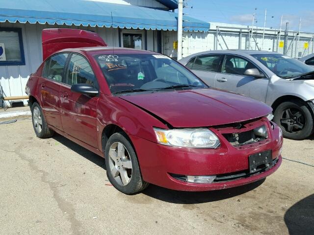 1G8AL55F46Z123742 - 2006 SATURN ION LEVEL MAROON photo 1