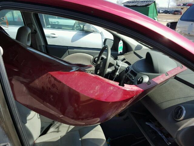 1G8AL55F46Z123742 - 2006 SATURN ION LEVEL MAROON photo 5