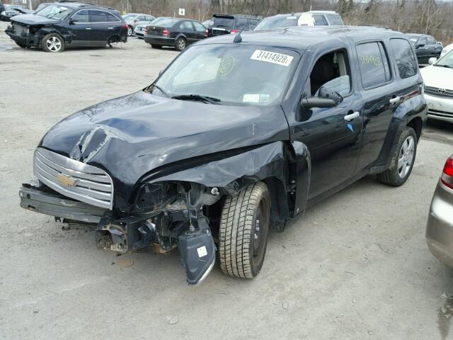 3GNDA13D17S632065 - 2007 CHEVROLET HHR LS BLACK photo 2