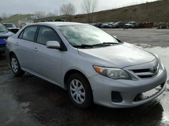 2T1BU4EE4BC602420 - 2011 TOYOTA COROLLA LE SILVER photo 1