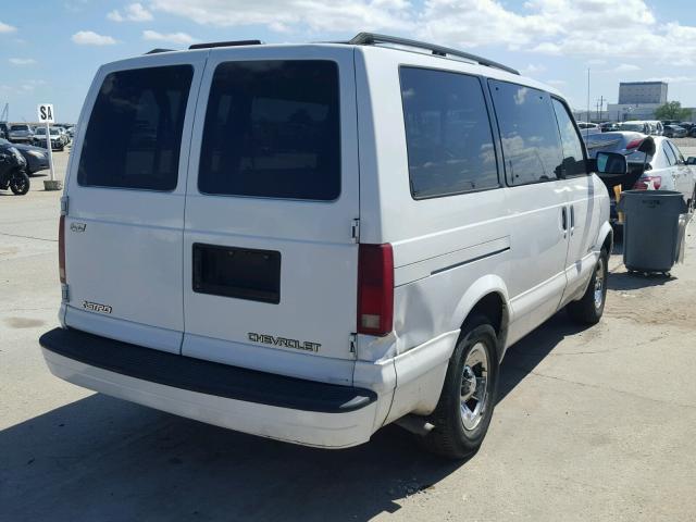 1GNDM19W2YB175151 - 2000 CHEVROLET ASTRO WHITE photo 4