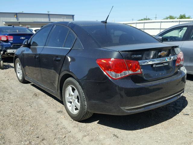 1G1PC5SBXE7443202 - 2014 CHEVROLET CRUZE LT BLACK photo 3