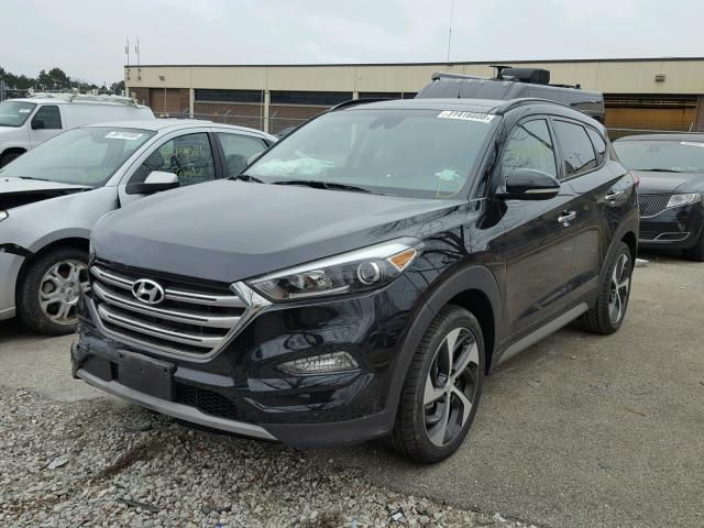 KM8J3CA28HU276066 - 2017 HYUNDAI TUCSON LIM BLACK photo 2