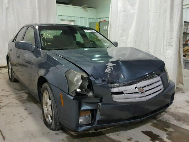 1G6DM57T660175836 - 2006 CADILLAC CTS BLUE photo 1