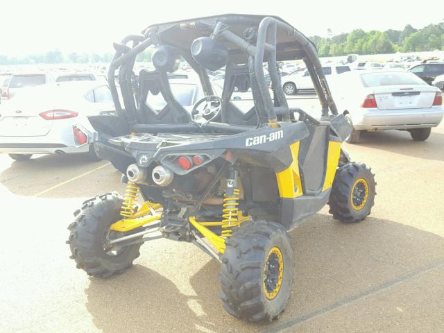 3JBPXLP18DJ000491 - 2013 CAN-AM MAVERICK 1 YELLOW photo 4