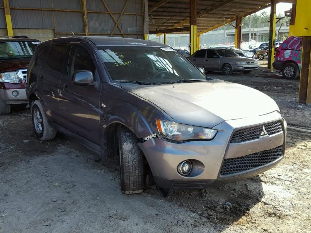 JA4AS2AW1AZ005423 - 2010 MITSUBISHI OUTLANDER GRAY photo 1