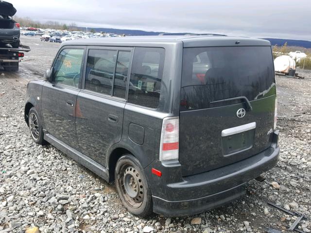 JTLKT324164080030 - 2006 TOYOTA SCION XB BLACK photo 3