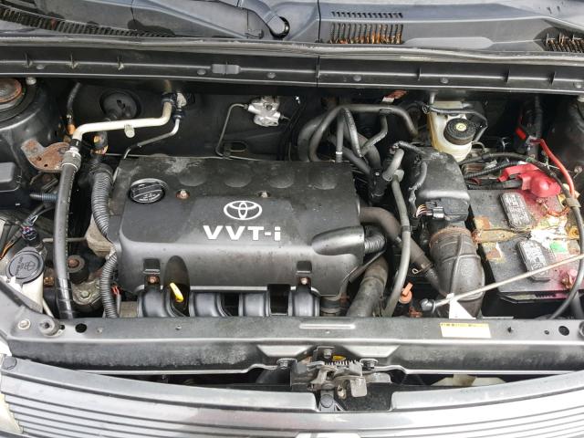 JTLKT324164080030 - 2006 TOYOTA SCION XB BLACK photo 7