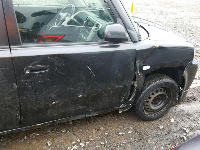 JTLKT324164080030 - 2006 TOYOTA SCION XB BLACK photo 9