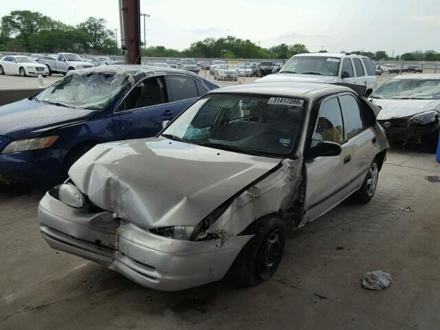 1Y1SK5289XZ439671 - 1999 CHEVROLET GEO PRIZM 灰色 照片 2