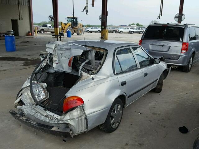 1Y1SK5289XZ439671 - 1999 CHEVROLET GEO PRIZM 灰色 照片 4