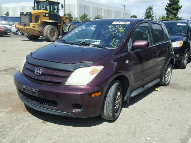 JTKKT604X50089551 - 2005 TOYOTA SCION XA PURPLE photo 2