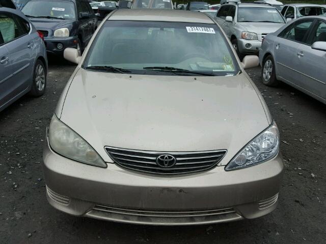 4T1BE30K96U155687 - 2006 TOYOTA CAMRY LE BEIGE photo 9