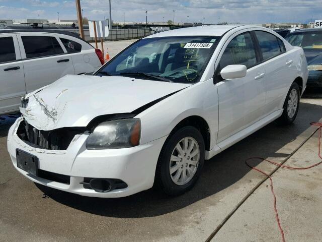 4A32B2FF8AE005734 - 2010 MITSUBISHI GALANT FE WHITE photo 2