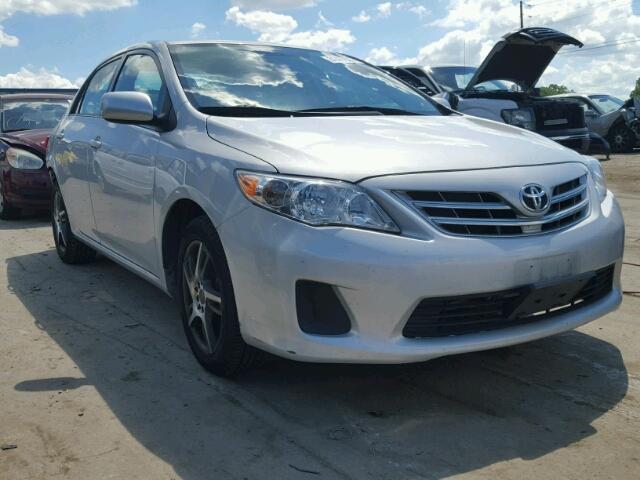 2T1BU4EE8DC091474 - 2013 TOYOTA COROLLA BA SILVER photo 1