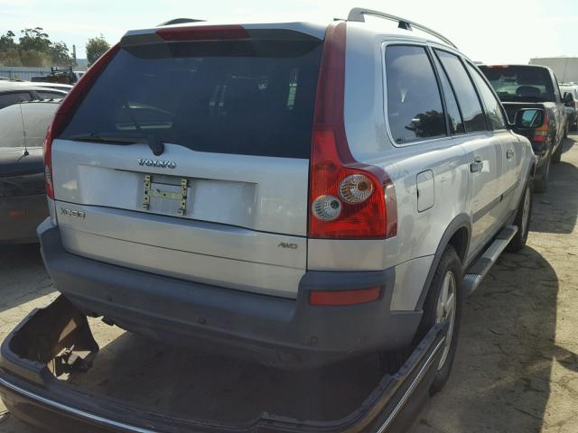 YV4CZ592X61269403 - 2006 VOLVO XC90 SILVER photo 4