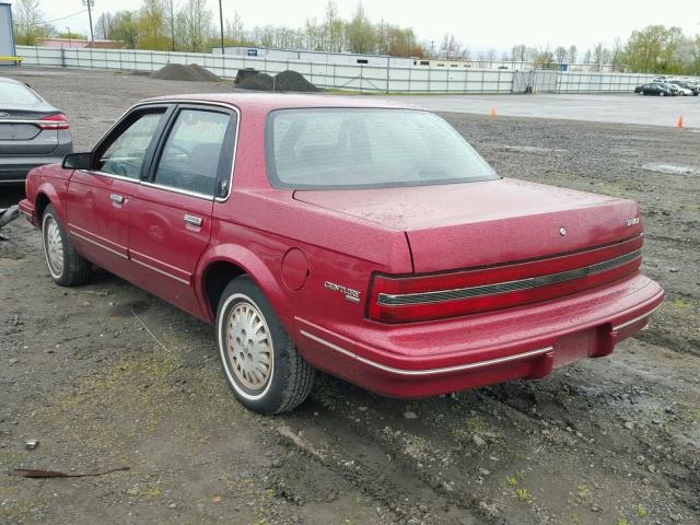 1G4AG55M2T6475087 - 1996 BUICK CENTURY SP MAROON photo 3